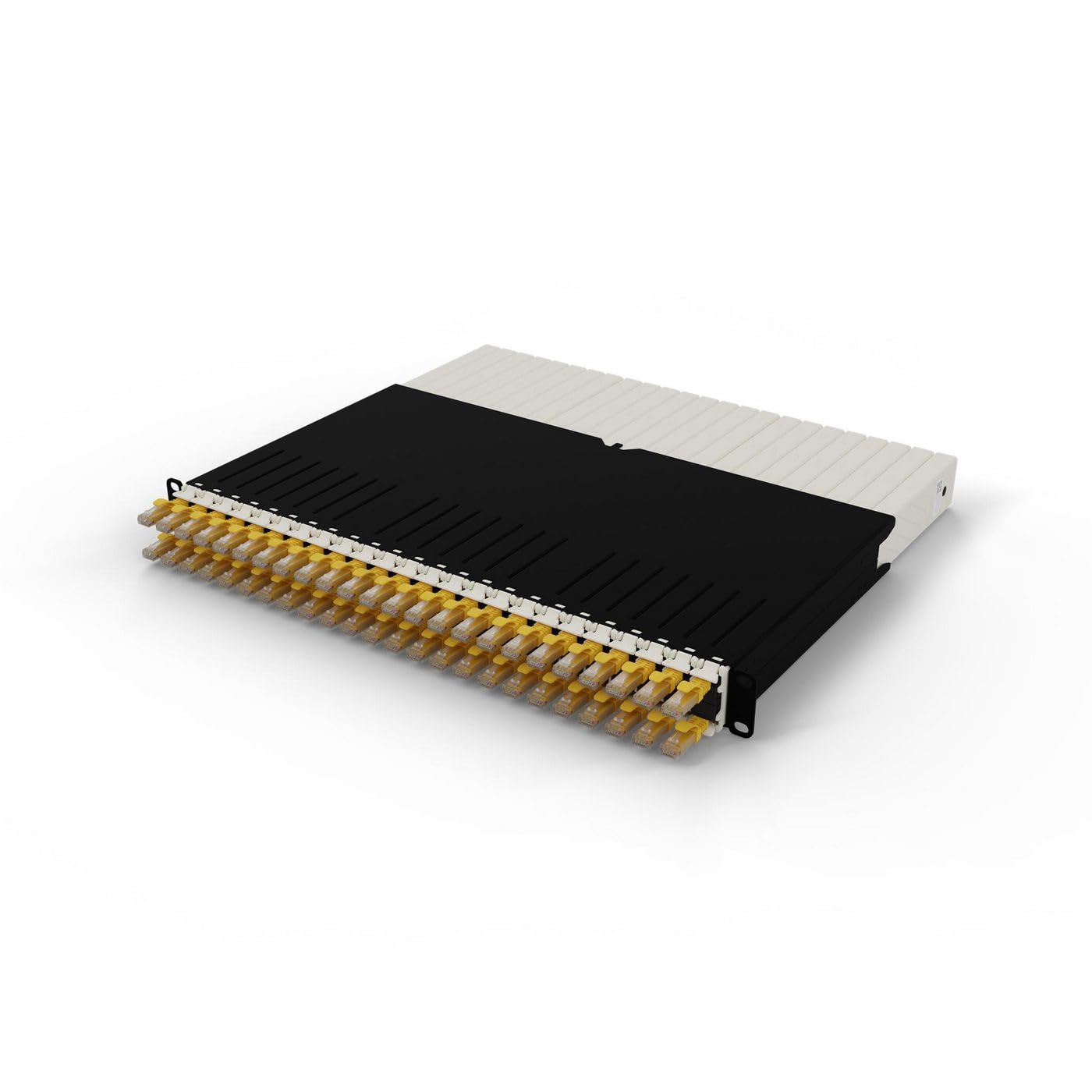 PATCHBOX ONE 24x CAT6A UTP JAUNE 0,8 m 8U