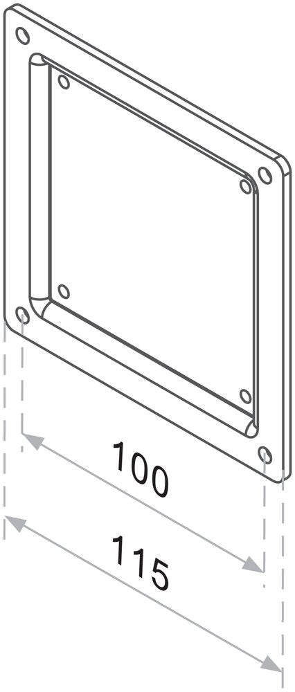 NEOMOUNTS FPMA-VESA100 Adaptateur VESA 10-30p