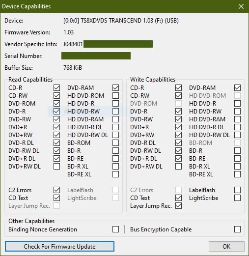 Lecteur/Graveur DVD Externe TRANSCEND TS8XDVDS 8x USB Blanc