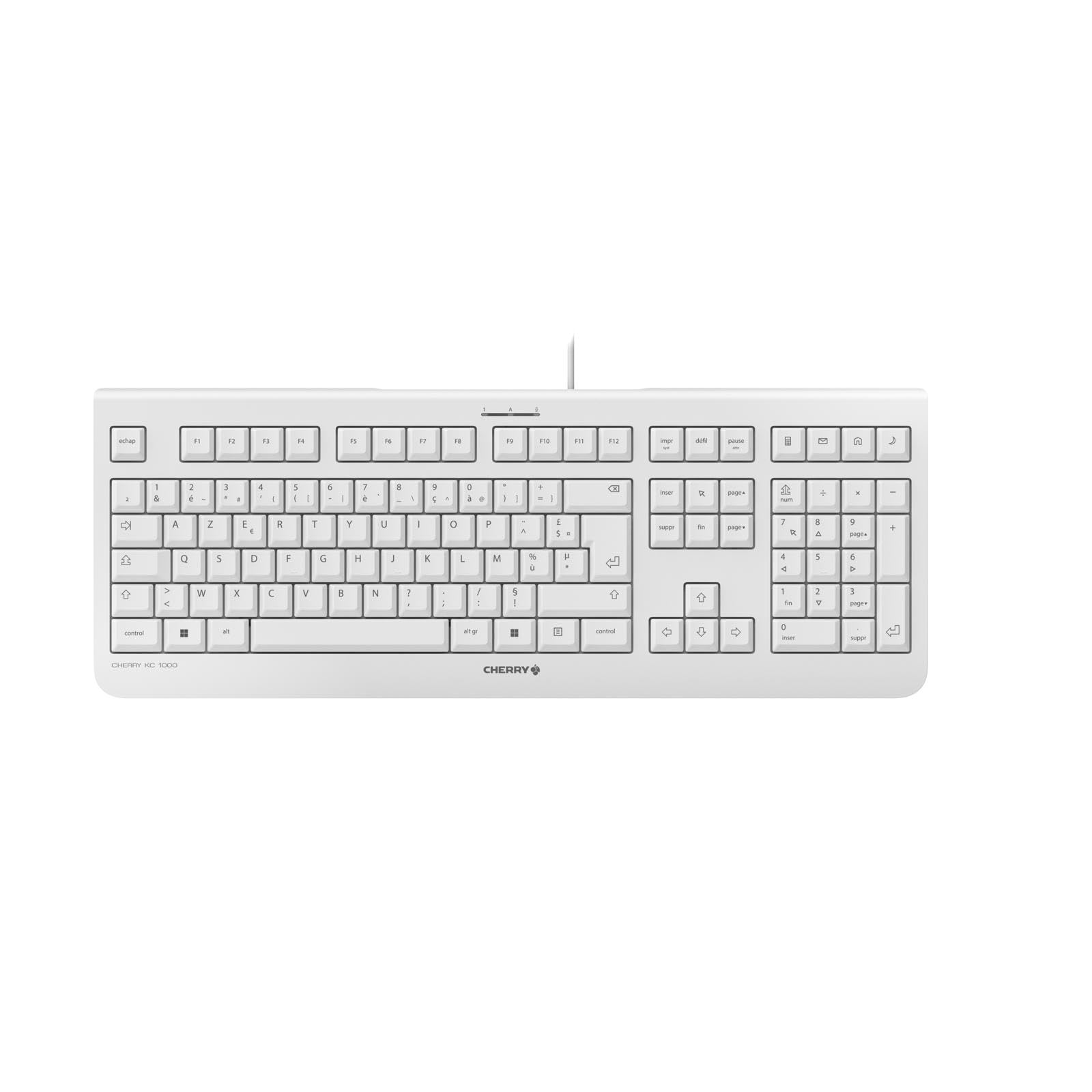 CHERRY Clavier KC-1000 USB gris