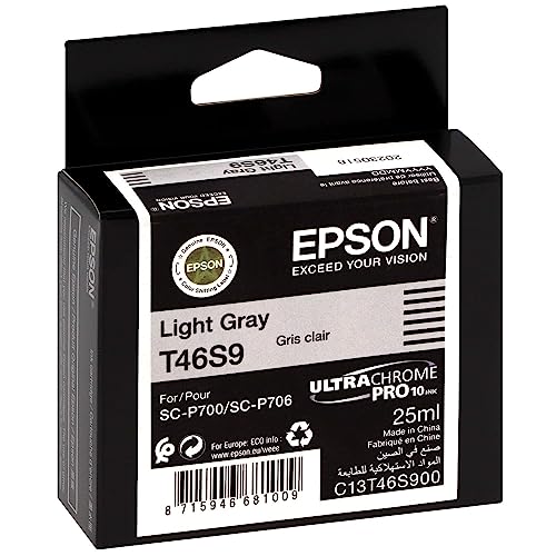 EPSON 1LB Singlepack Light Gray T46S9 UltraChrome Pro 10 ink 26ml