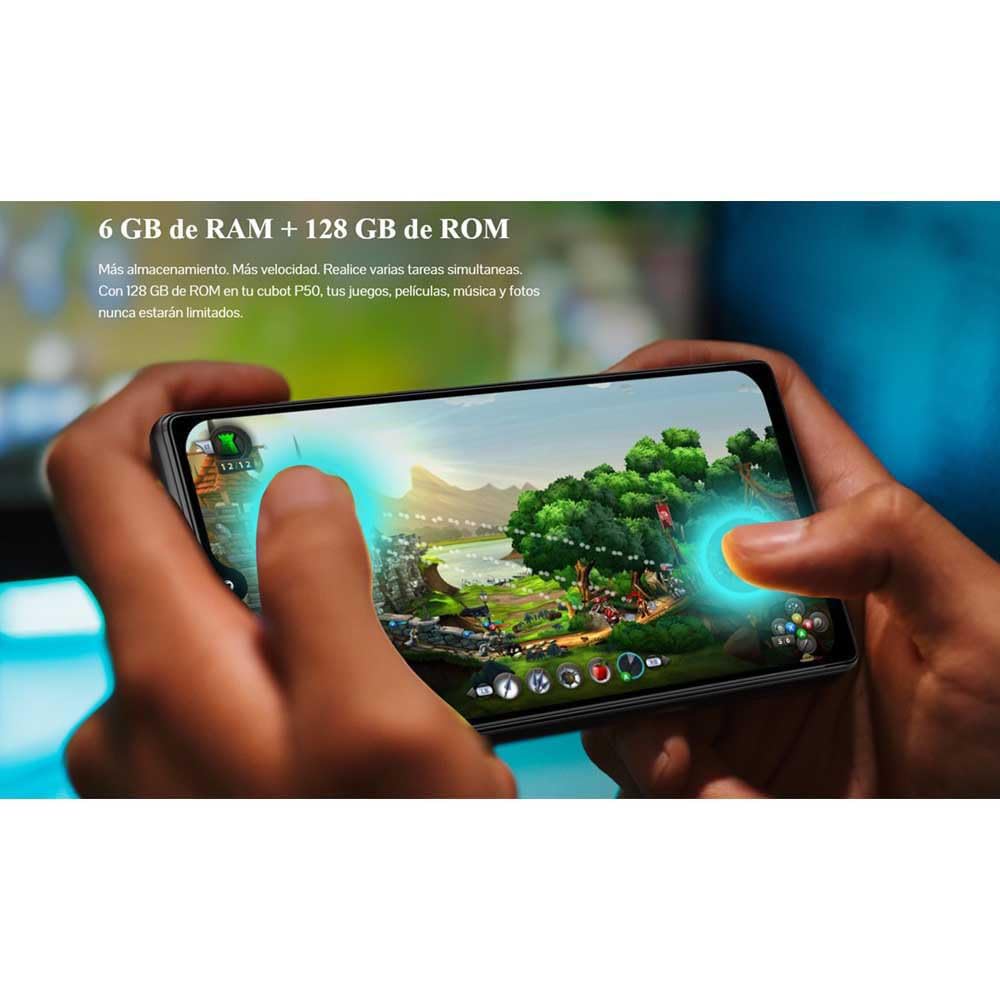 Cubot P50 (Double Sim - 6.217'', 128 Go, 6 GO RAM) Noir