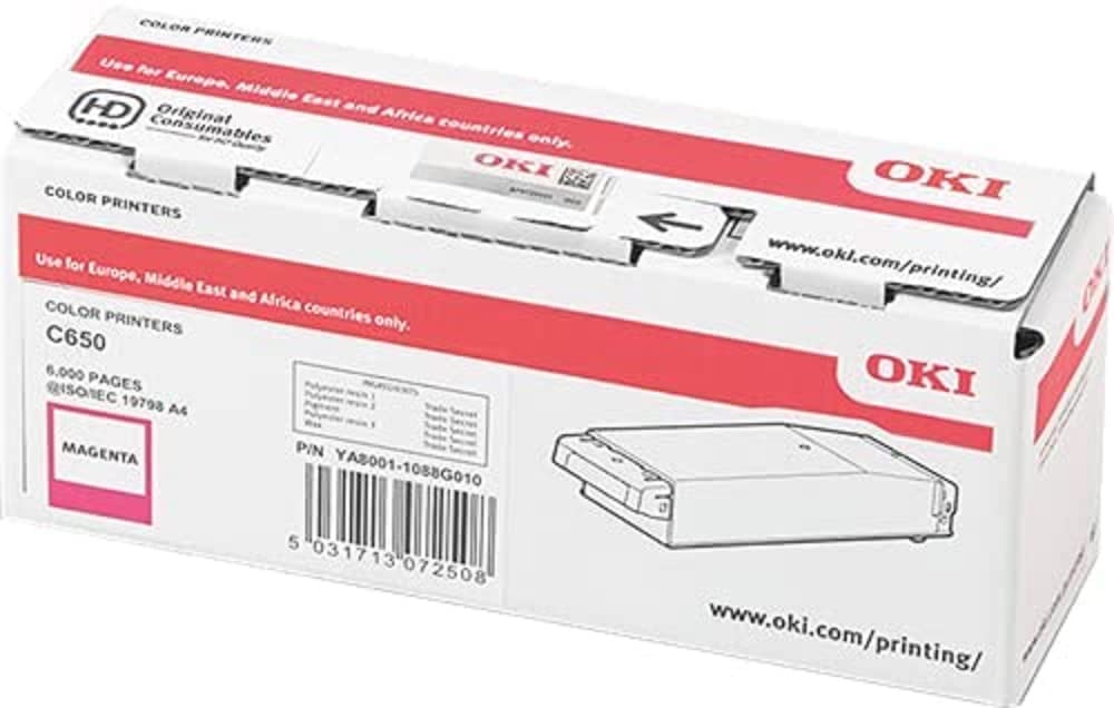 OKI Toner Magenta 6K for C650 C651DN