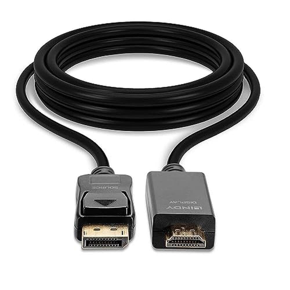 LINDY Câble DisplayPort vers HDMI 4K30 DP:passif 1m