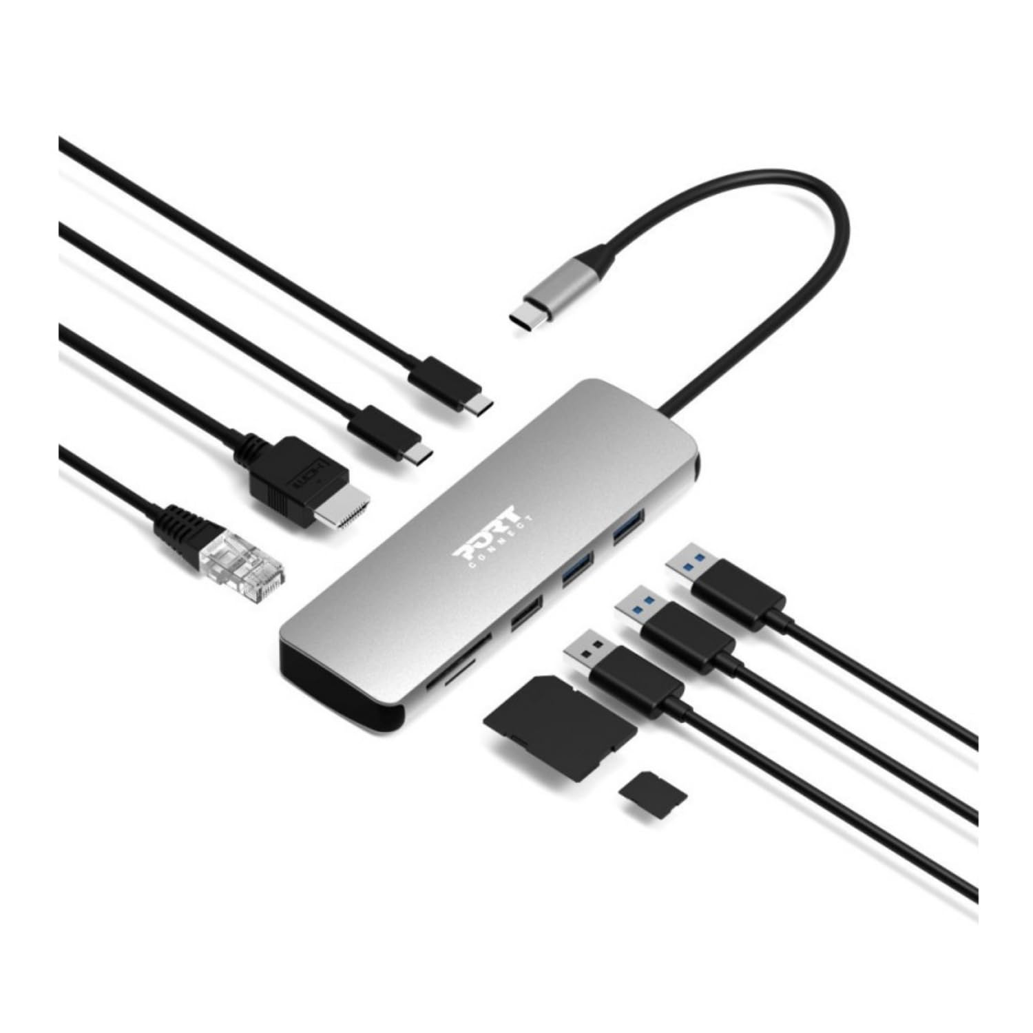 PORT DESIGNS Station DACCUEIL TYPE C 9 EN 1 - 1 x 4K HDMI - PD 85W - RETAIL BtoC