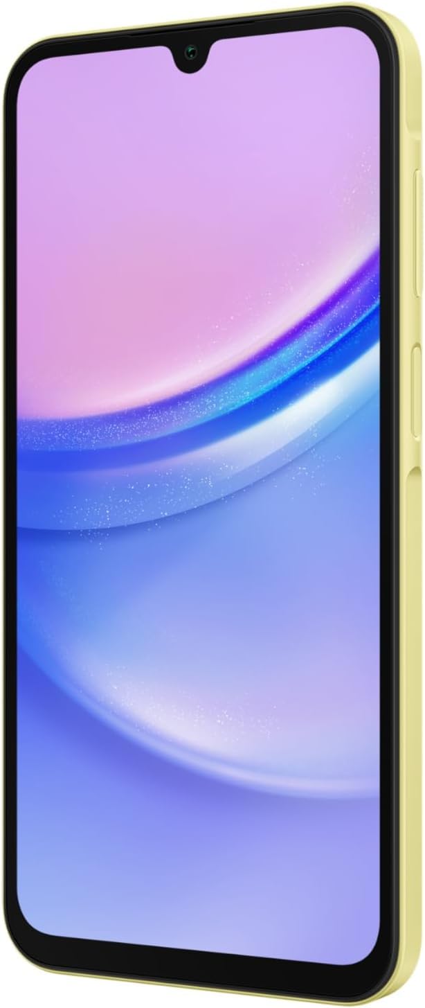Samsung A155F/DSN Galaxy A15 (6.5'' - 256 Go, 8 Go RAM - Produit Etranger Garanti 2 ans) Jaune