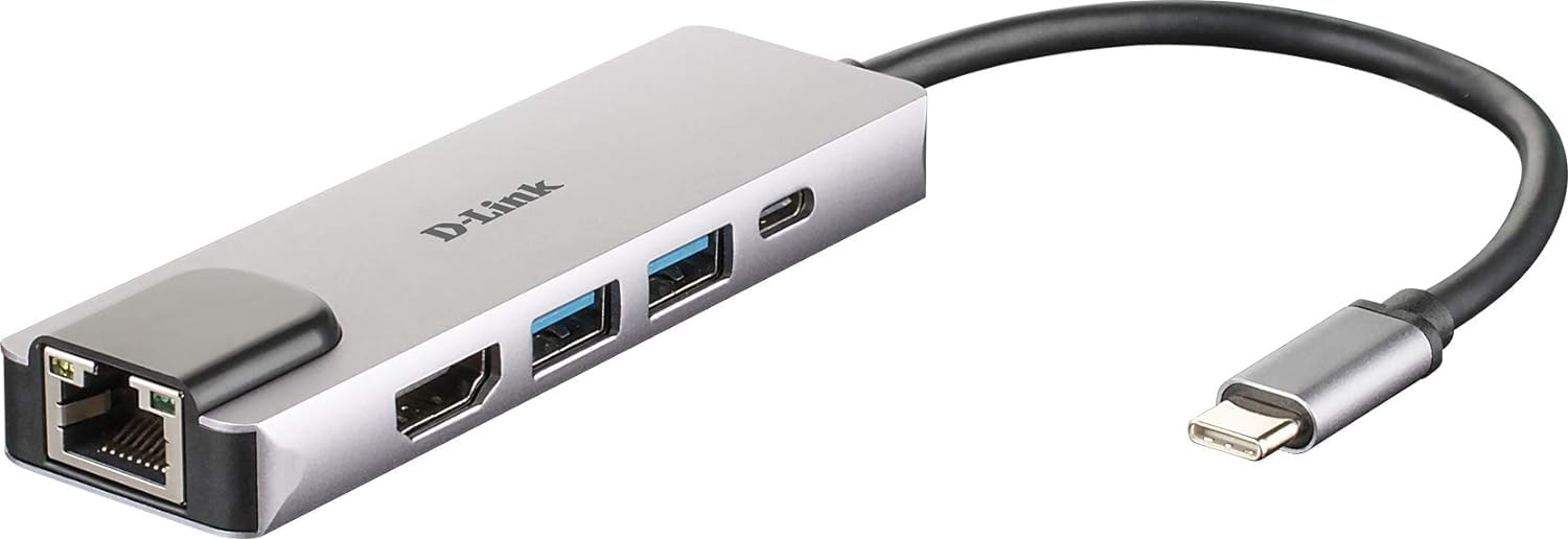 D-LINK USB-C 5-en-1 HDMI charging