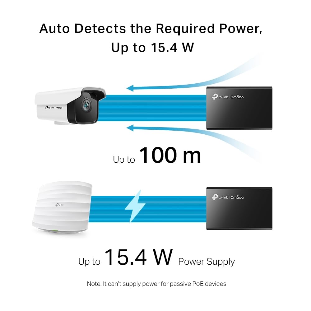 TP-Link TL-POE150S adaptateur et injecteur PoE Gigabit Ethernet 48 V