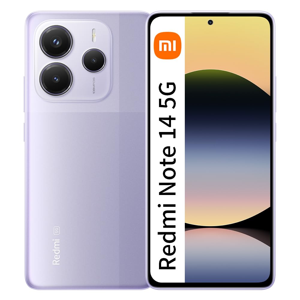 Xiaomi Redmi Note 14 5G (Double Sim - 6.67", 256 Go, 8 Go RAM) Violet