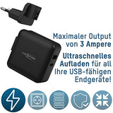 CHARGEUR SECTEUR 2 PORTS USB MULTI-PAYS DONT 1 PORT USB TYPE-C PD 30 W