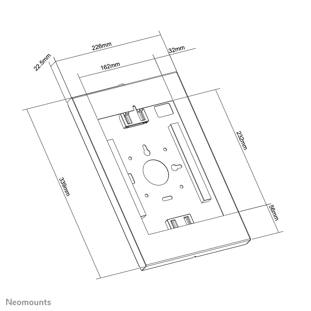 NEOMOUNTS WL15-650WH1 Support mural pour tablette 9.7-11p - verrouillable