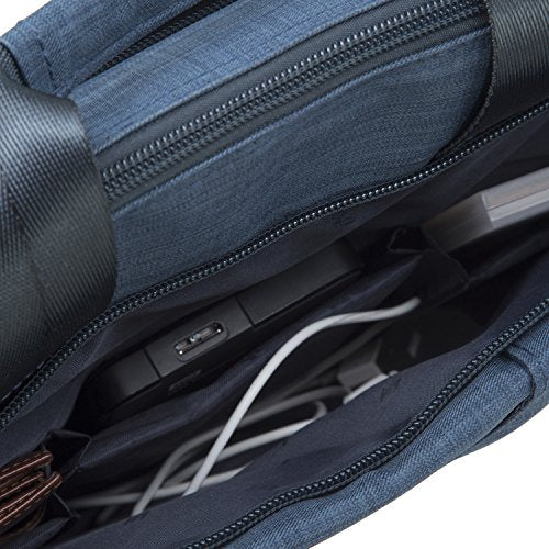 Sacoche business 5 poches 15,6", Polyester ECO bleu pétrole