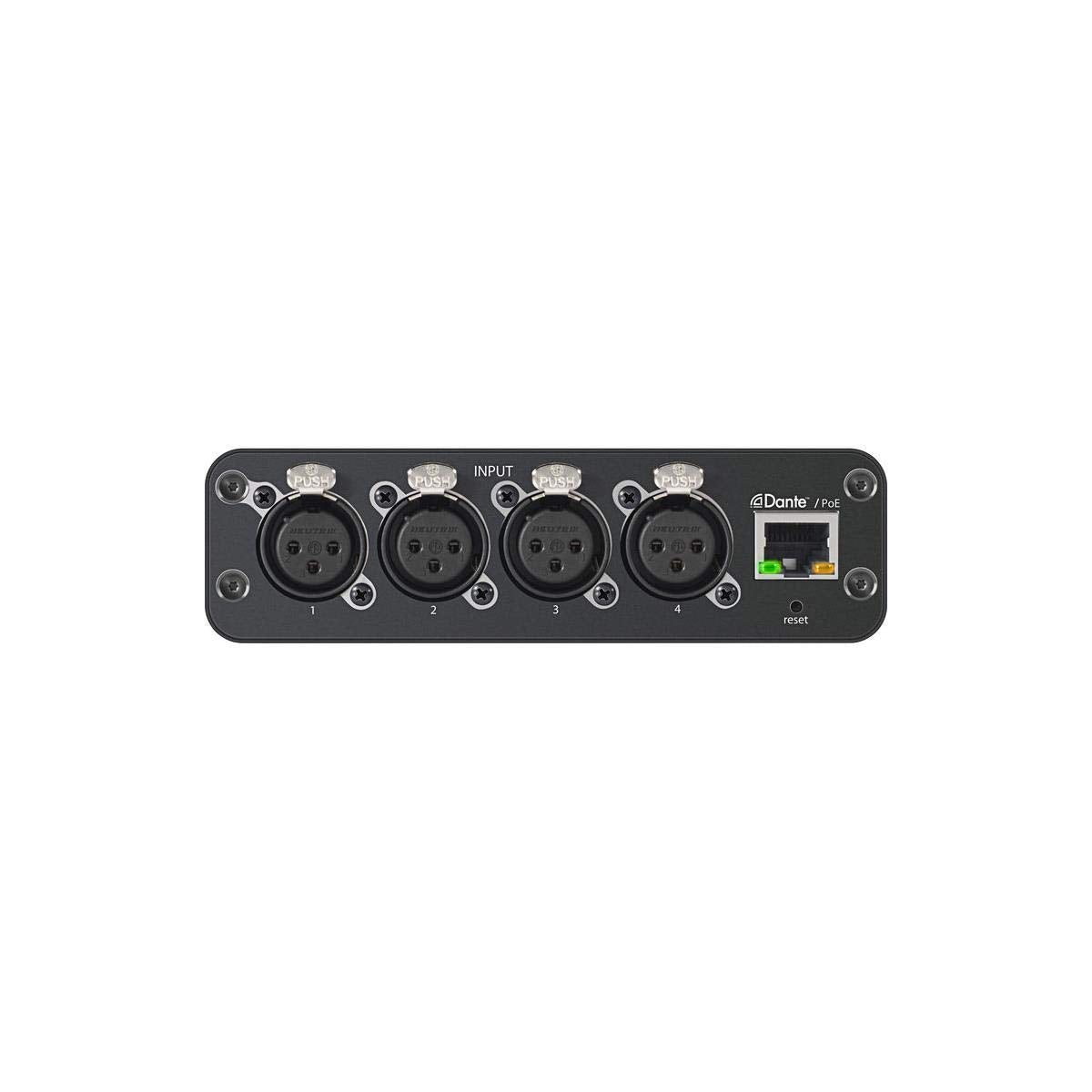 Shure Interf. audio 4 IN mic/lineDante XLR