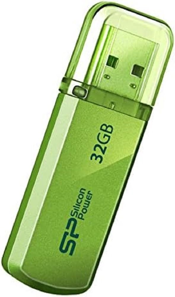 SILICON POWER memory USB Helios 101 32Go USB 2.0 Green