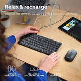 TRUST Pack clavier & souris sans fil LYRA Bluetooth - noir (FR)