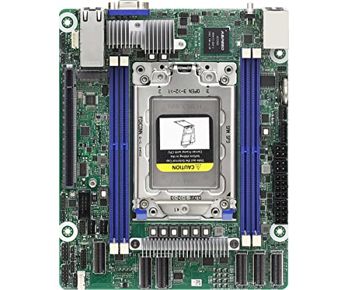 ASRock ROMED4ID-2T, 1xSKT SP3, AMD EPYC 7000, SoC, SATA, NVMe, 1xM.2, 2x10GbE, IPMI