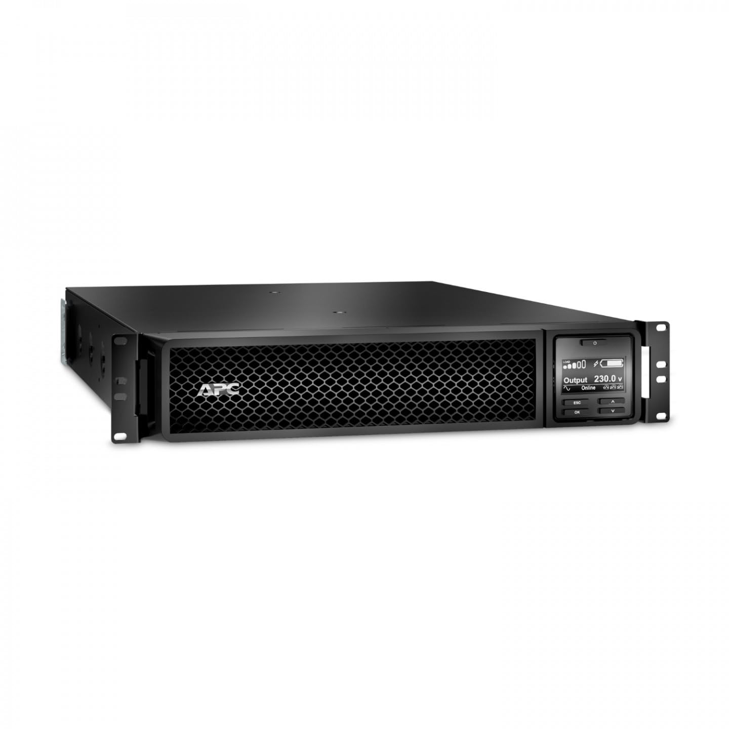 APC Smart-UPS SRT 1500VA RM UPS Rack AC 220/230/240V 1.5 kW 1500VA RS-232 USB output connectors 6 PFC 2U Black