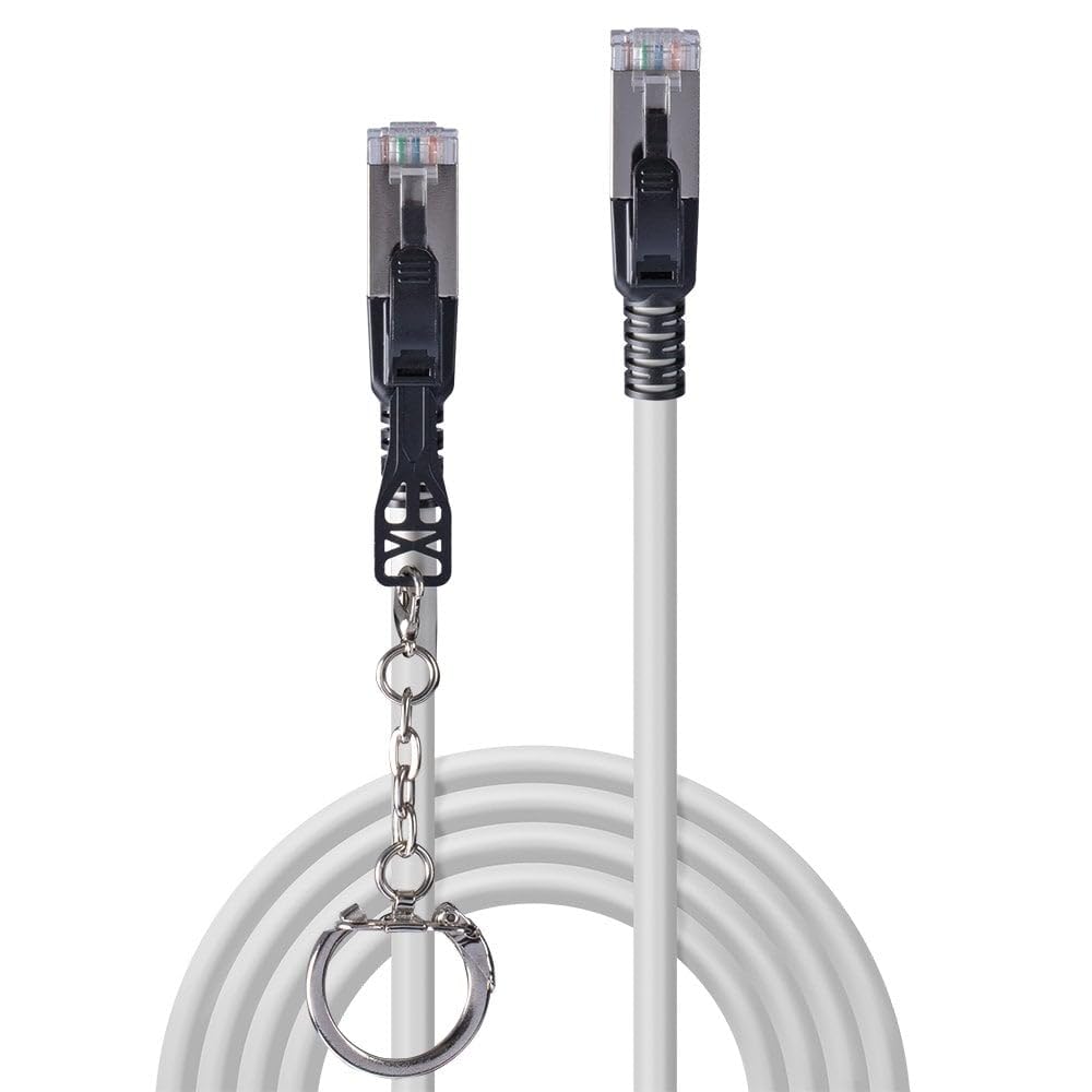 LINDY 1m Cat.6A S/FTP Security Network Cable Grey