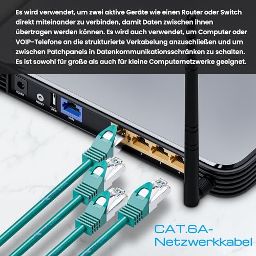 Extralink EX.7720 câble de réseau Vert Cat6 F/UTP (FTP)