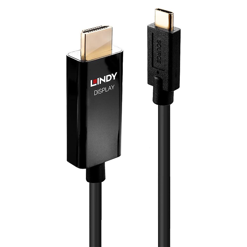 LINDY 3m USB Type C to HDMI 4K60 Adapter Cable with HDR