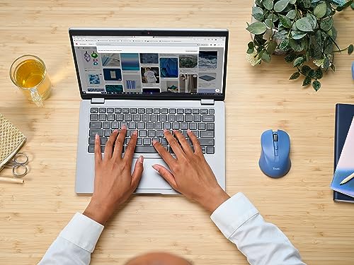 TRUST Souris sans fil silencieuse MYDO SILENT Bleue - ECO