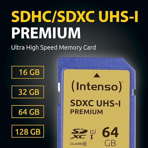 INTENSO Carte SDXC UHS-I Premium Class 10 - 128 Go