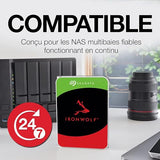 SEAGATE Ironwolf 8000 8To 7200rpm SATA III 3.5p NAS HDD Retail SinglePack