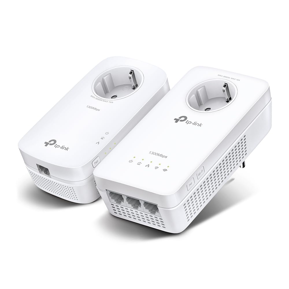 TP-Link TL-WPA8631P KIT Adaptateur réseau CPL 300 Mbit/s Ethernet/LAN Wifi Blanc 2 piece(s)
