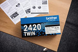 BROTHER TN2420 TWIN-pack black toners BK 3000pages/cartridge