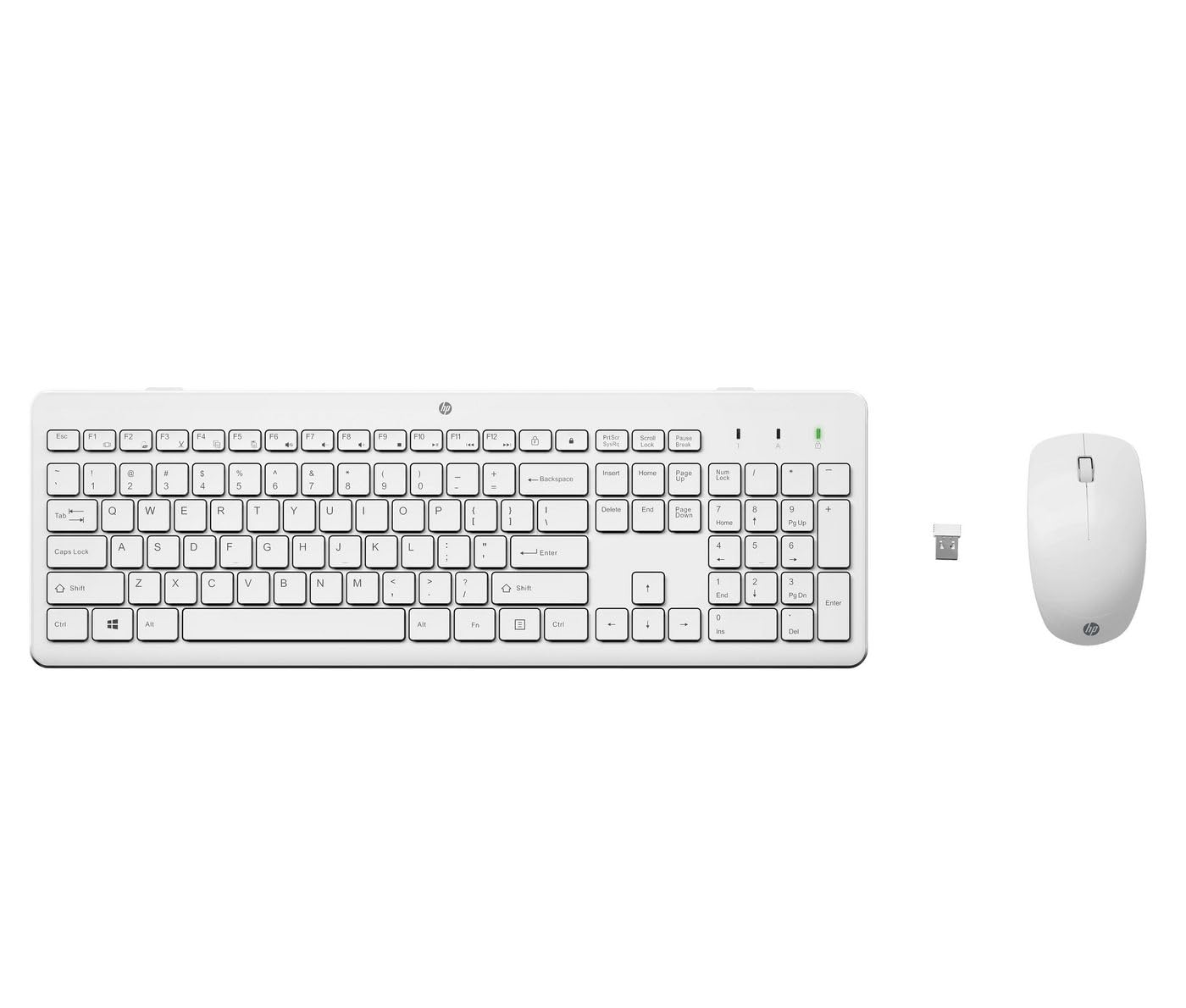 HP 230 Wireless Mouse and Keyboard Combo White
