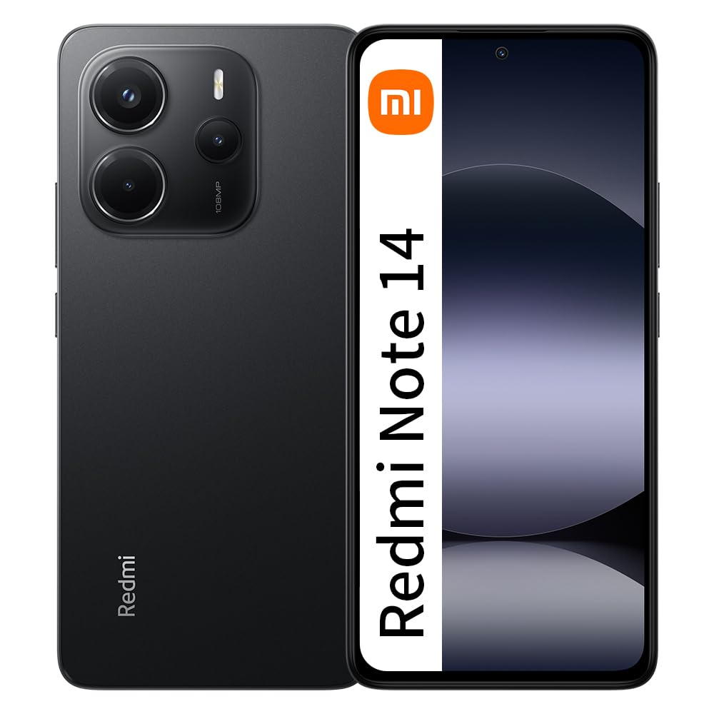 Xiaomi Redmi Note 14 4G (Double Sim - 6.67", 256 Go, 8 Go RAM) Noir