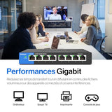 LINKSYS Switch 8 ports Gigabit - Boitier Métal