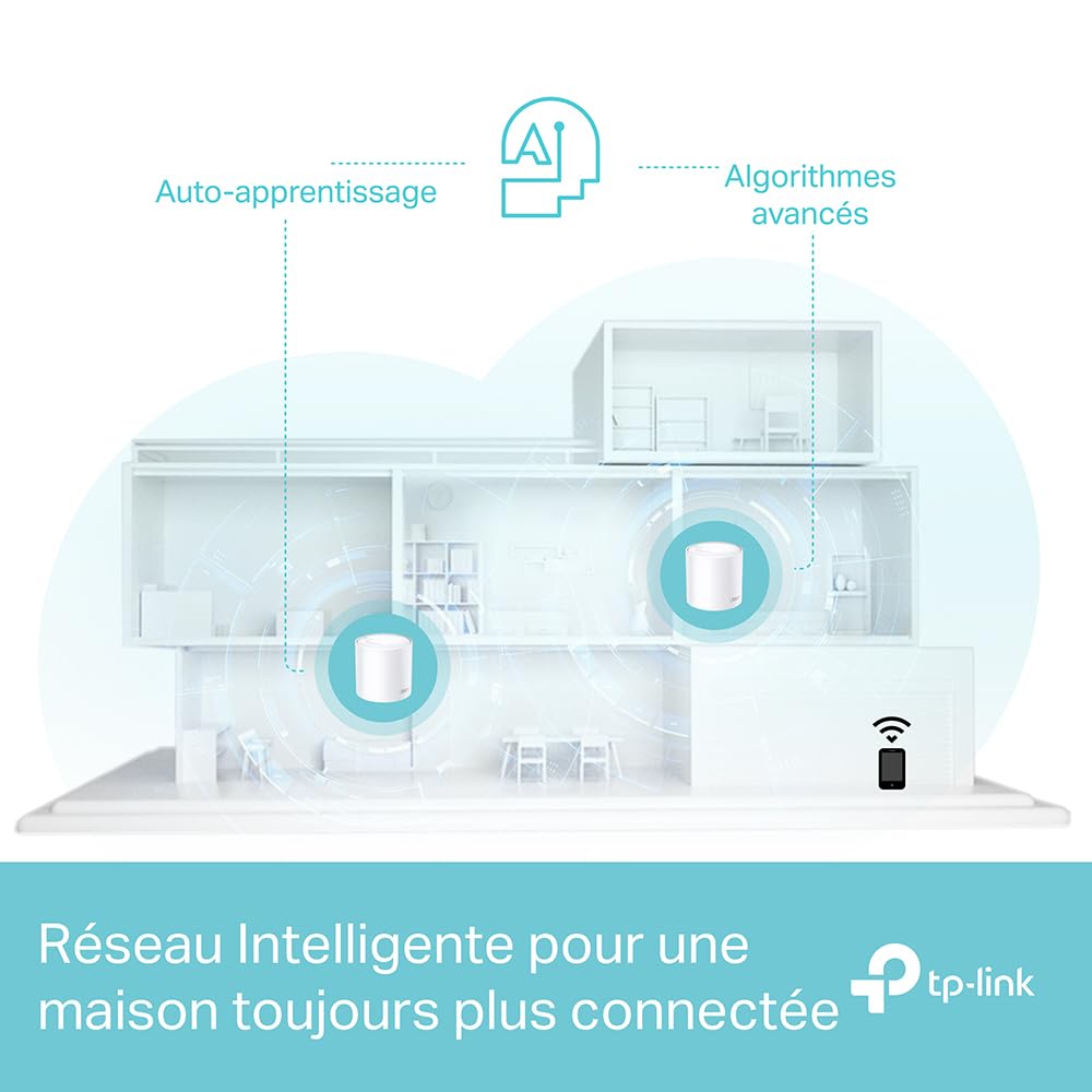 Deco X50 1-pack AX3000 Mesh Wi-Fi 6