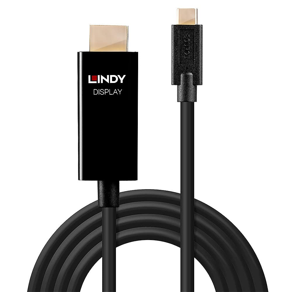 LINDY 3m USB Type C to HDMI 4K60 Adapter Cable with HDR