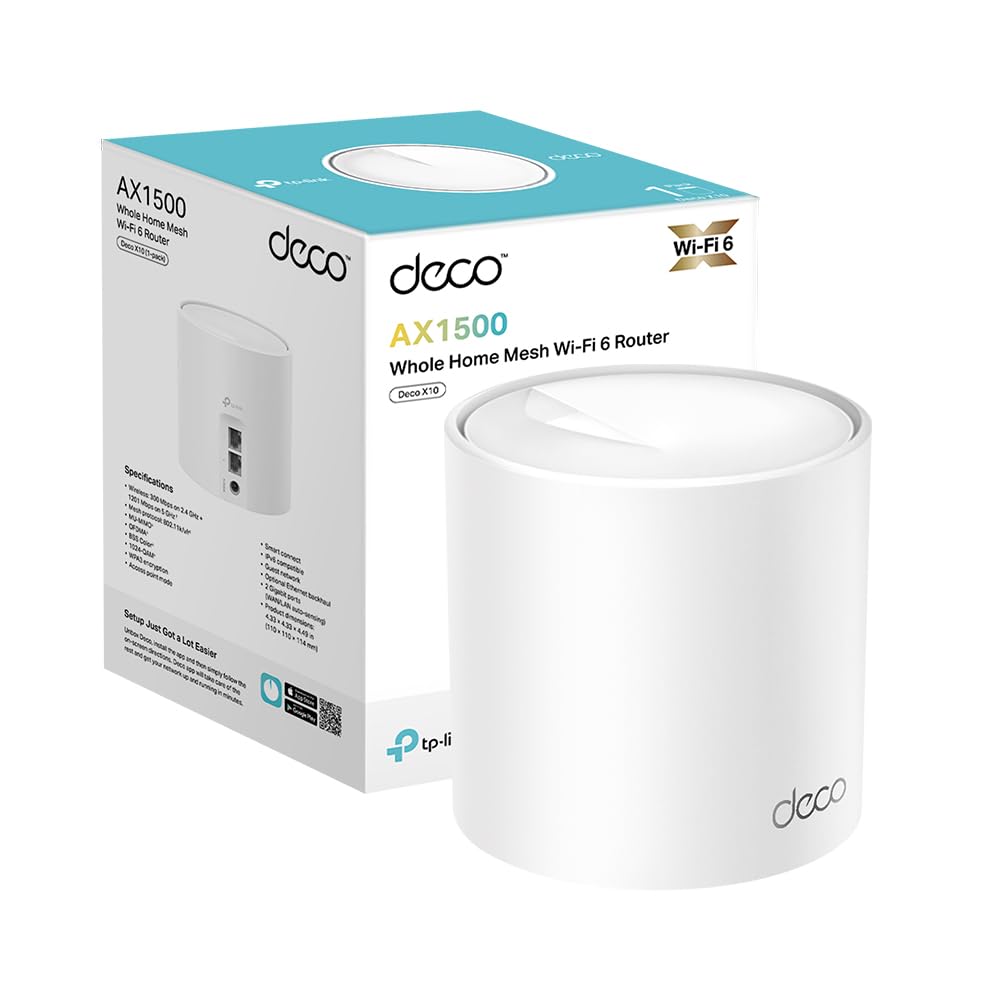 TP-LINK AX1500 Whole Home Mesh Wi-Fi 6 Unit