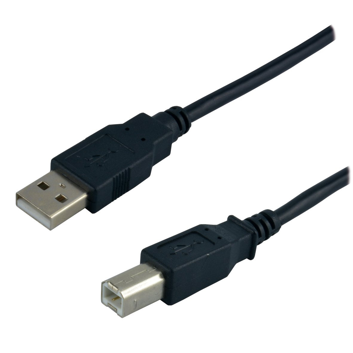 MCL Cable USB 2.0 type A / B male - 5m Noir