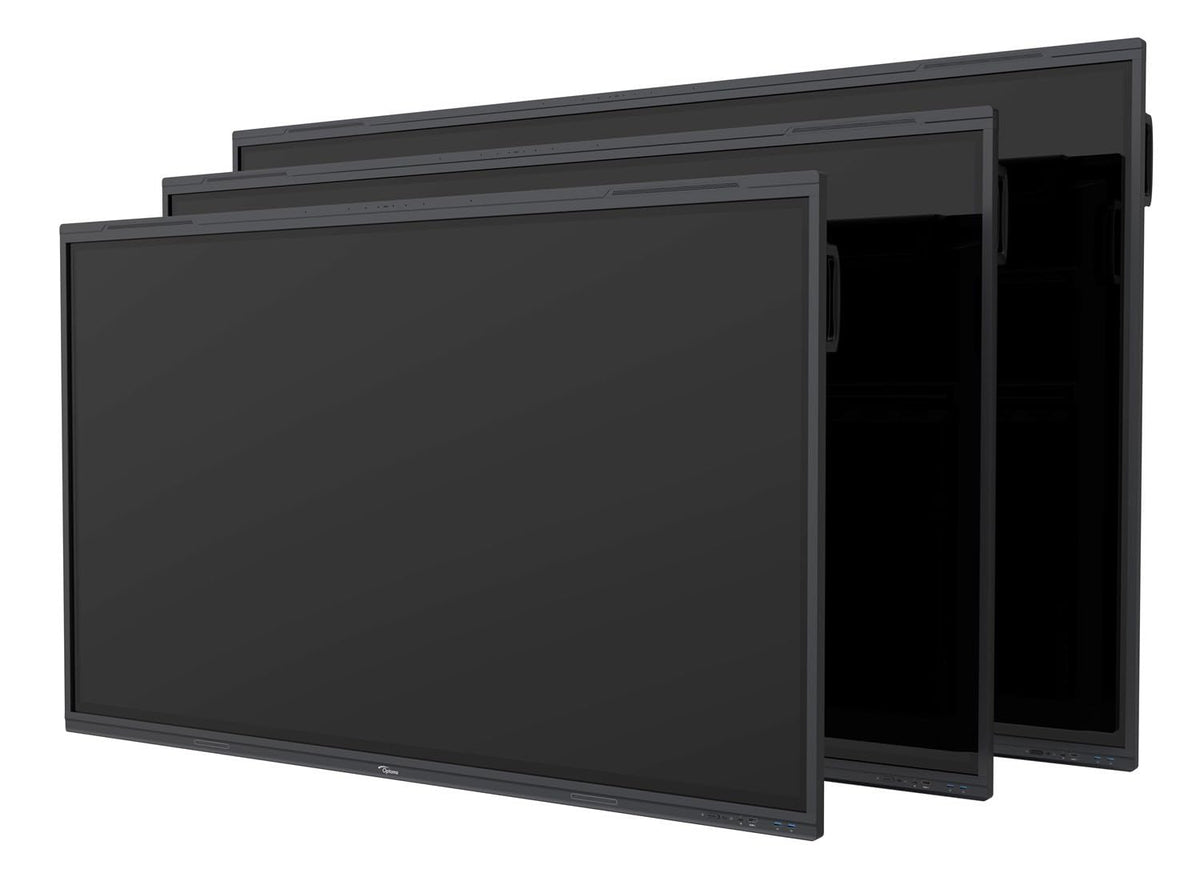 OPTOMA 5653RK 65p 400cd/m2 UHD Interactive 4K Multi-Touch-Display Android 13 Integrated Google Play Store