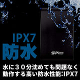 SILICON POWER External HDD Armor A80 2.5p 1To USB 3.0 IPX7 waterproof Black