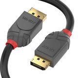 LINDY 7.5m DisplayPort 1.2 Cable Anthra Line
