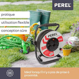 Rallonge électrique PRO 40 m - 4 prises IP44