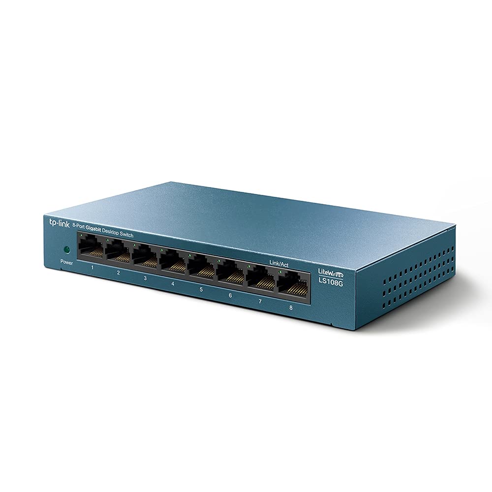LS108G LiteWave 8-Port GB Desktop Switch