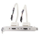 LINDY USB Cable internal/external with slotbracket