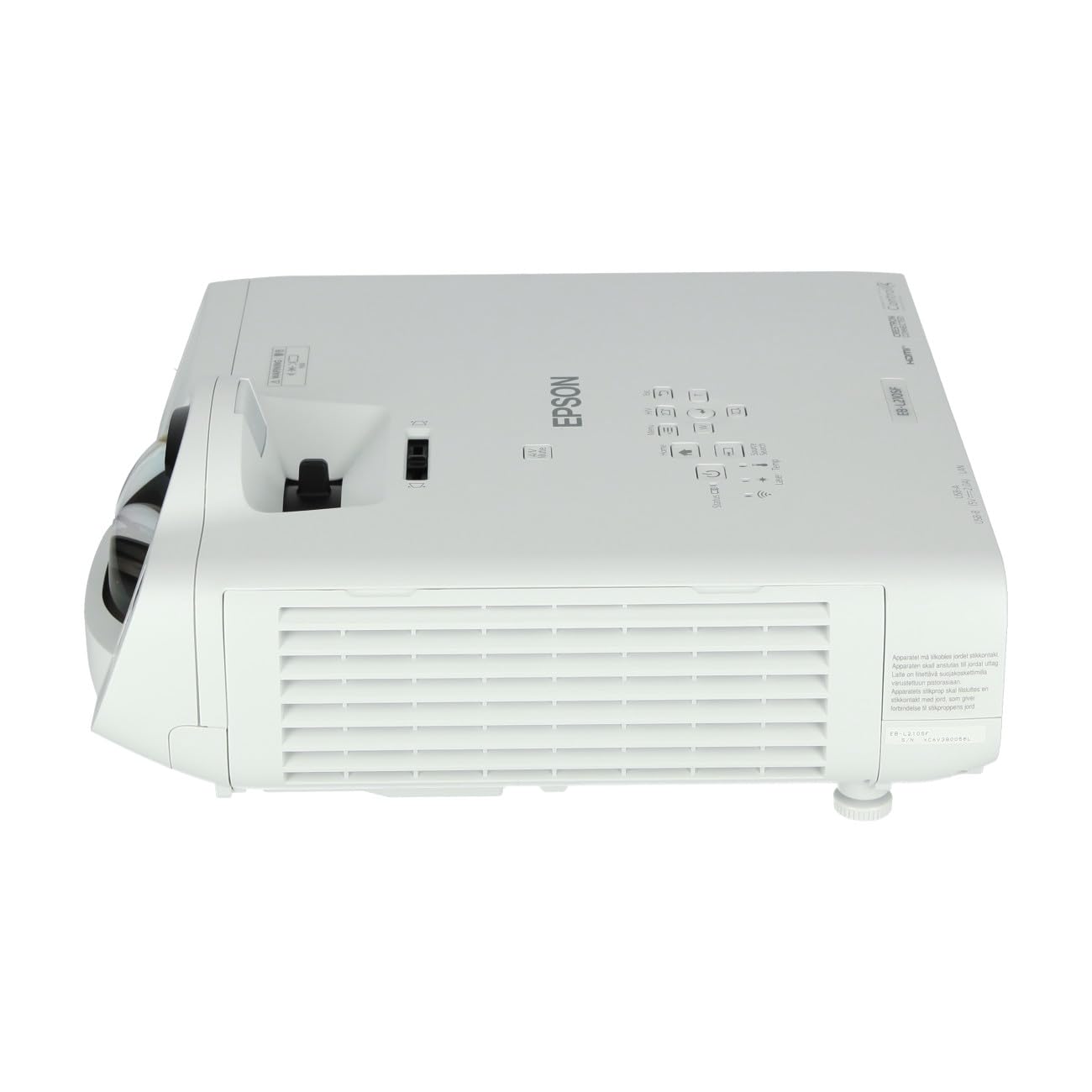 EPSON EB-L210SF Projecteur Laser courte focal, 4000lm , Full HD ,  0,48 – 0,61:1, 16:10, VGA x2 , HDMI x2 ,RS-232C, Miracast, Wifi