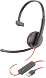 POLY Blackwire C3210 Casque Avec fil Arceau Bureau/Centre d'appels USB Type-A Noir