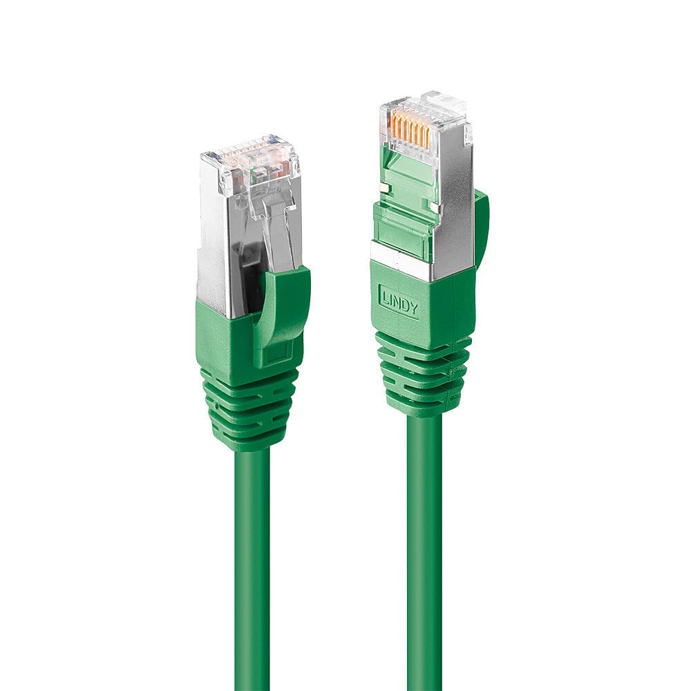 LINDY 3m Cat.6A S/FTP LSZH Cable Green