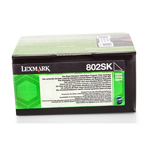 Toner LEXMARK 80C2SK0 802SK - Noir