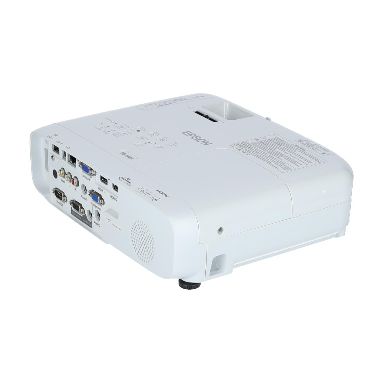 EPSON EB-W49 Projecteur 3LCD, WXGA , 3800 lm, 16 000 : 1, 1,30 – 1,56:1, VGA x2, HDMI x2 , RJ45, Wifi avec ELPAP11