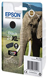 EPSON 5LB 24XL ink cartridge black high capacity 10ml 500 pages 1-pack RF-AM blister w/s