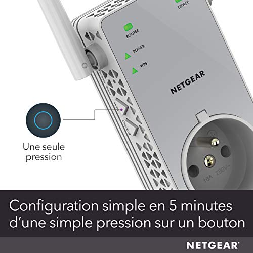 Netgear EX3800 repeteur Wifi AC750 Prise Gigogne