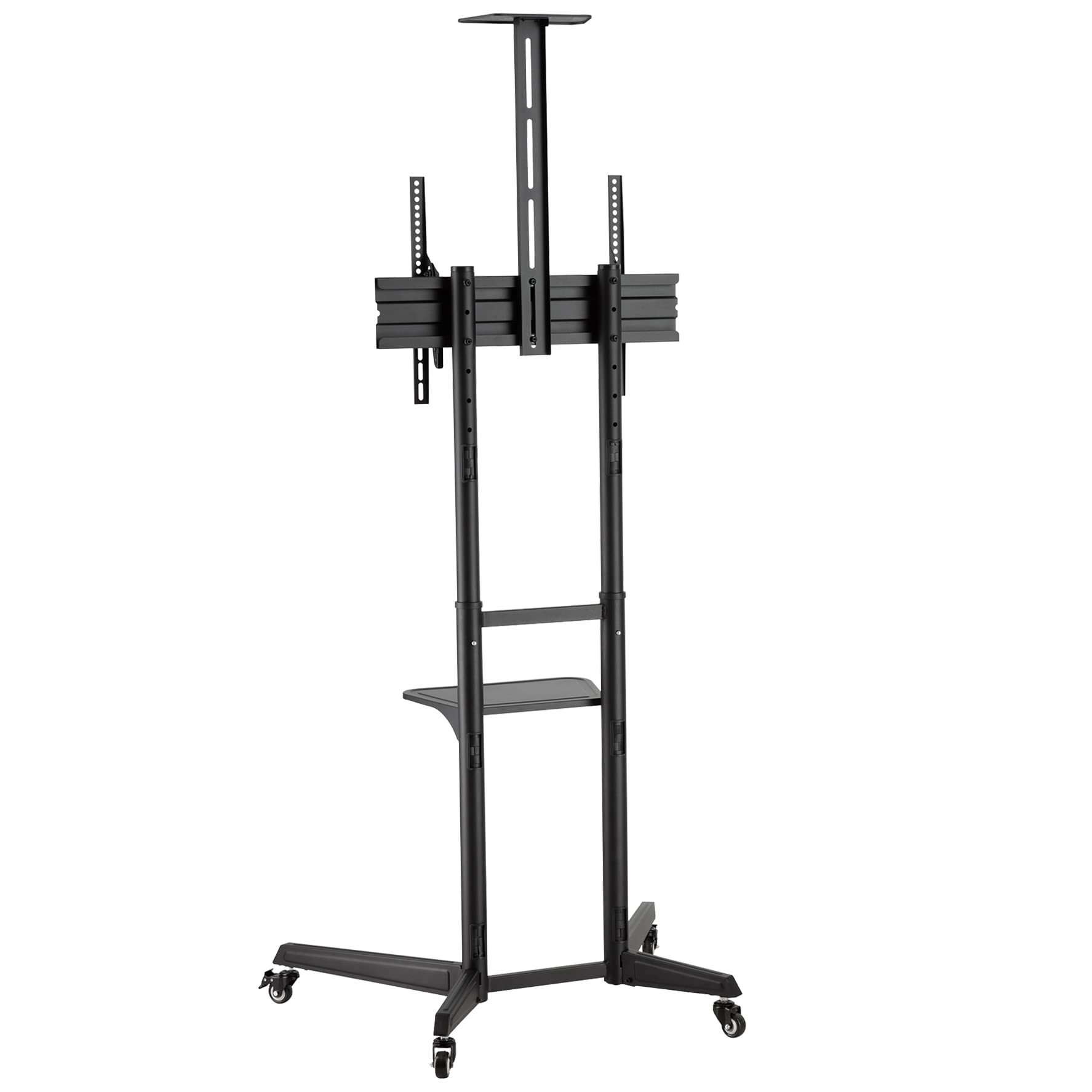 NEOMOUNTS FL50-550BL1 Support au sol mobile pour écran 37-70p - étagère multimédia et support caméra inclus
